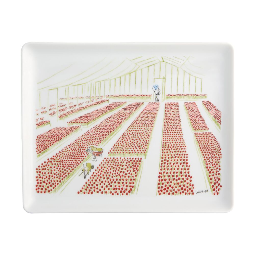 Fleurs; Decorative Tray