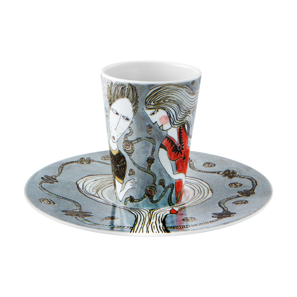 Bode Inspiratorio; Coffee Cup & Saucer; XVII