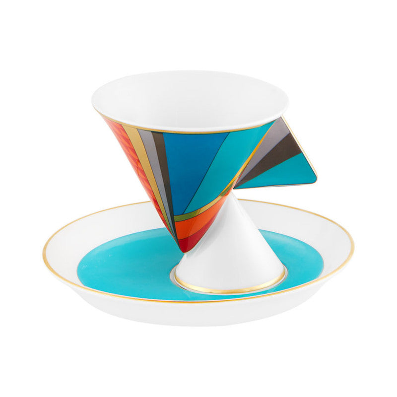 Futurismo; Coffee Cup & Saucer