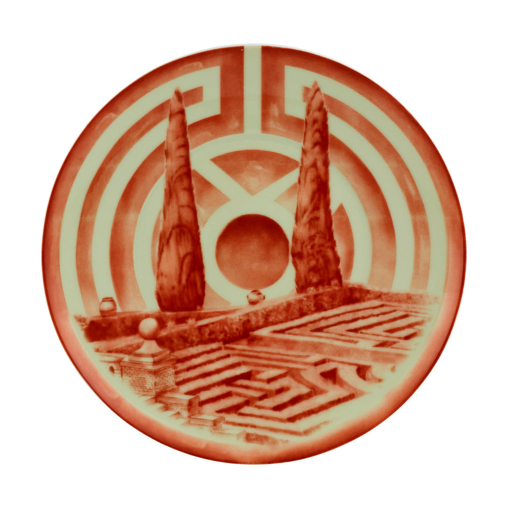Meaning; Bread & Butter Plate; Red