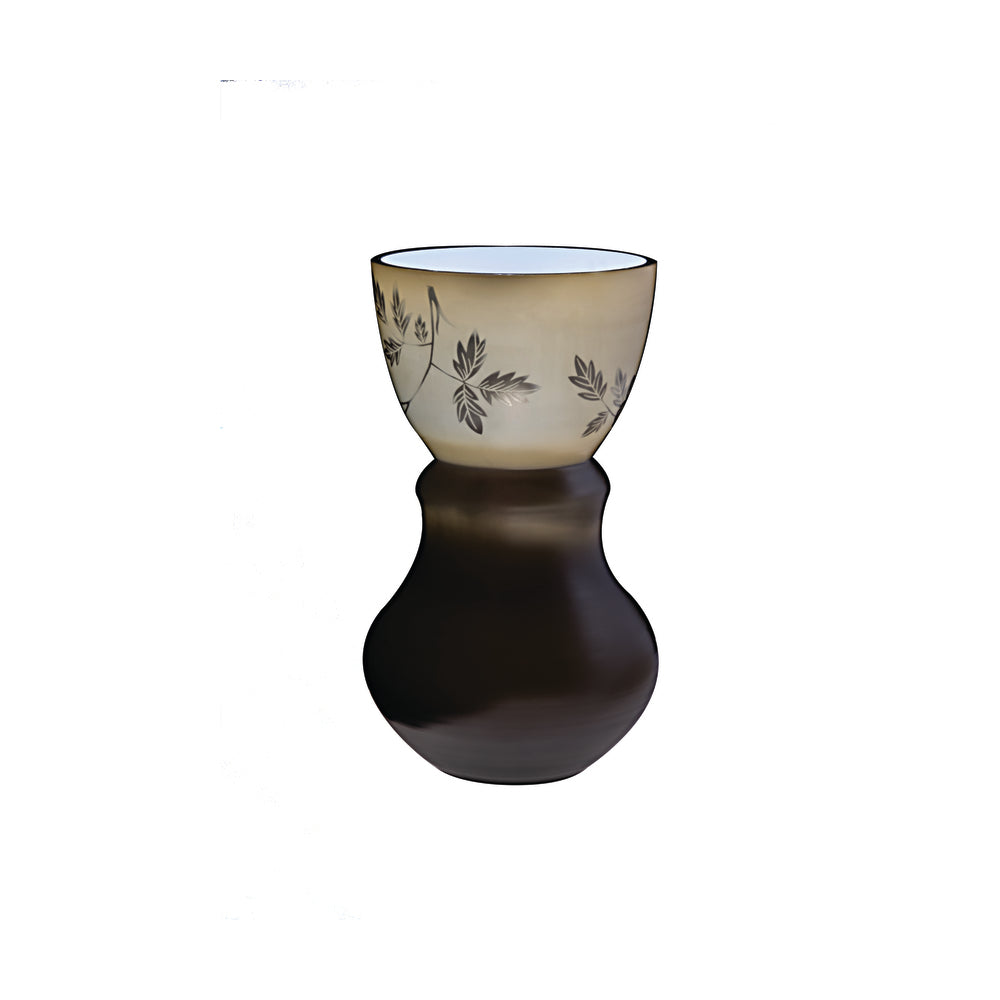 Matiz; Vase; Engraved - Brown - Large