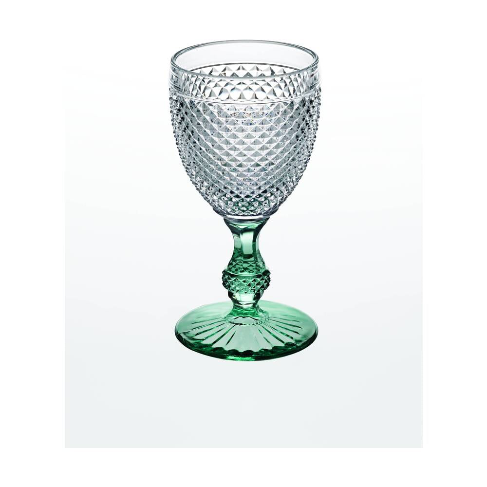 Bicos Bicolor; Water Goblet; 170mm - 280ml - Green Stem