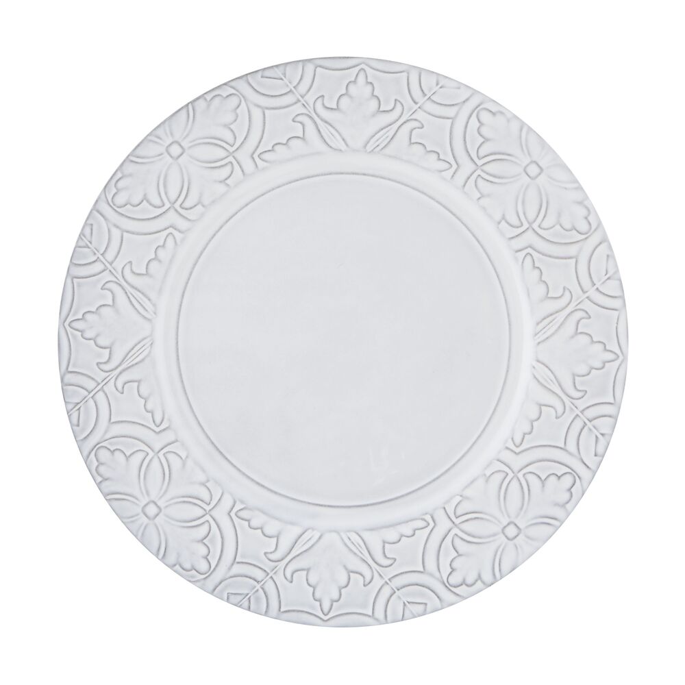 Rua Nova; Dinner Plate; 28, White Antique