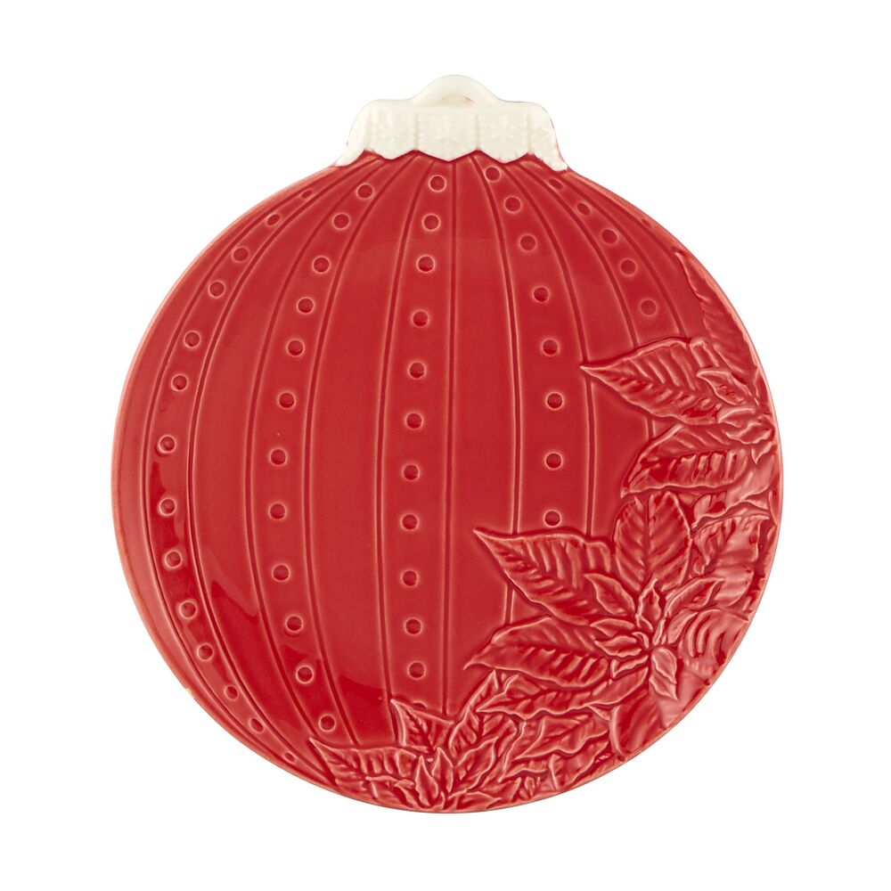 Christmas Ornaments; Dessert Plate; 24.5, Flower