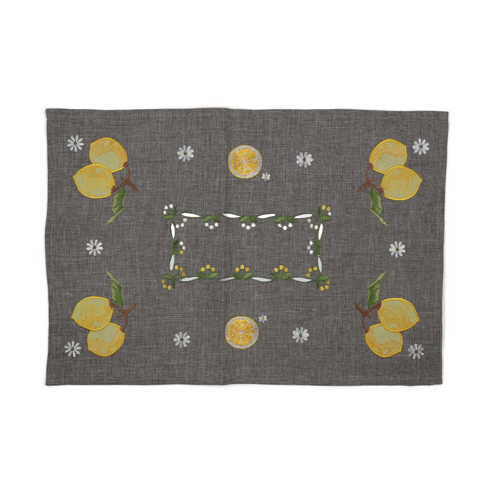 Rolande; Placemat; 35x50cm, Citrons