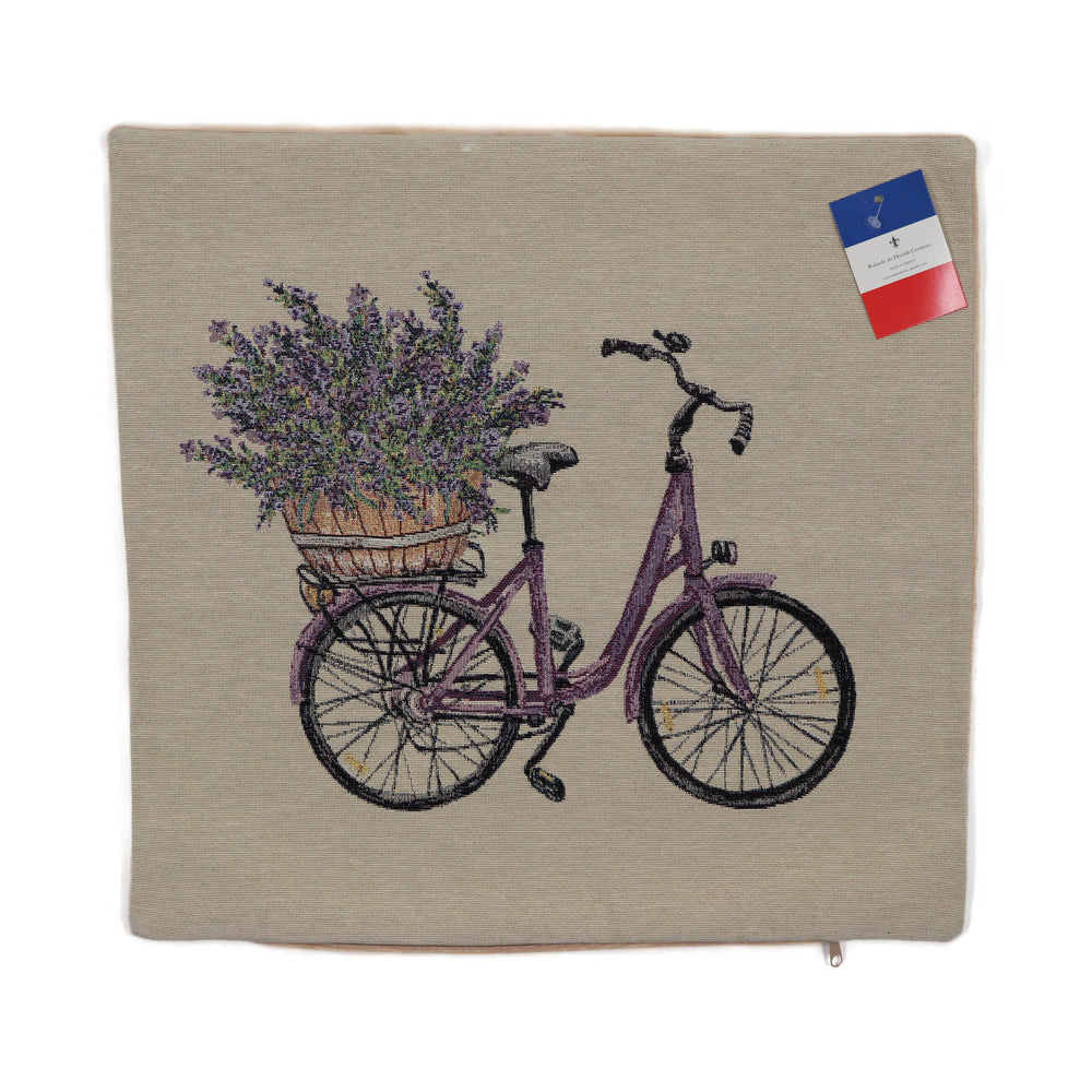 Rolande; Cushion Cover; 44x44cm, Bicycle Lavendar