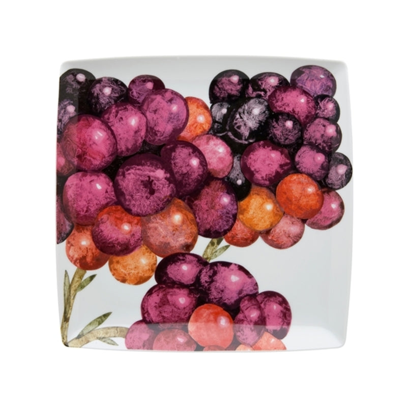 Tropics; Charger Plate; Red Grapes
