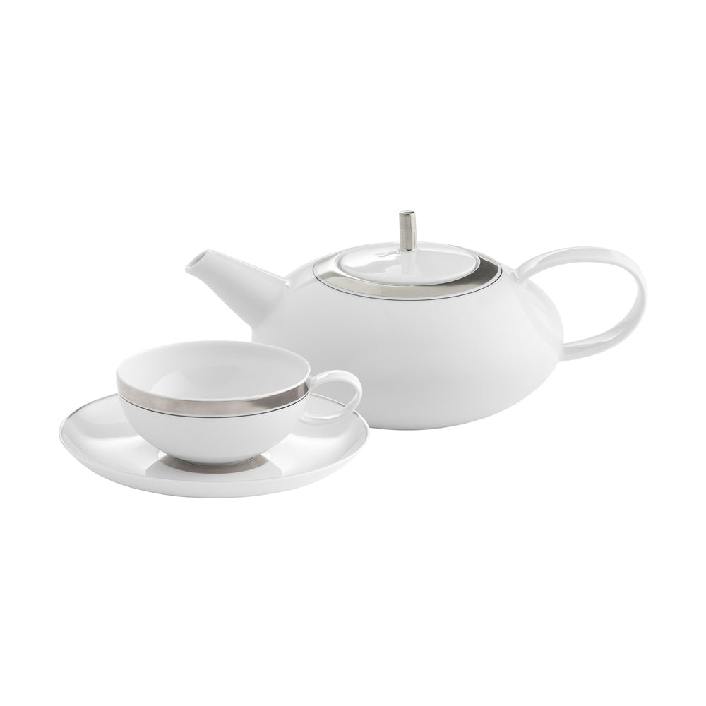 Domo Platinum; Tea Set of 12; 15 Pieces