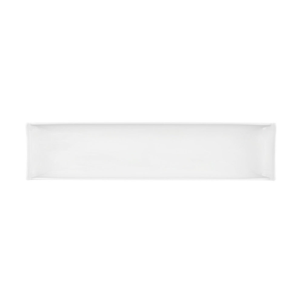 Buffet White; Tray; Deep - Rectangular - Large