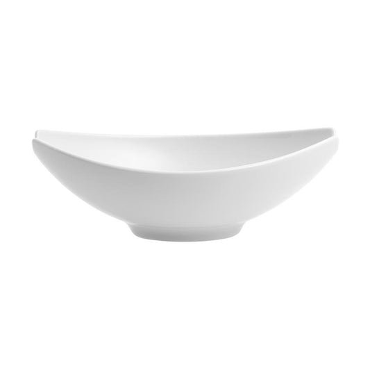 Buffet White; Salad Bowl; Oval - Medium