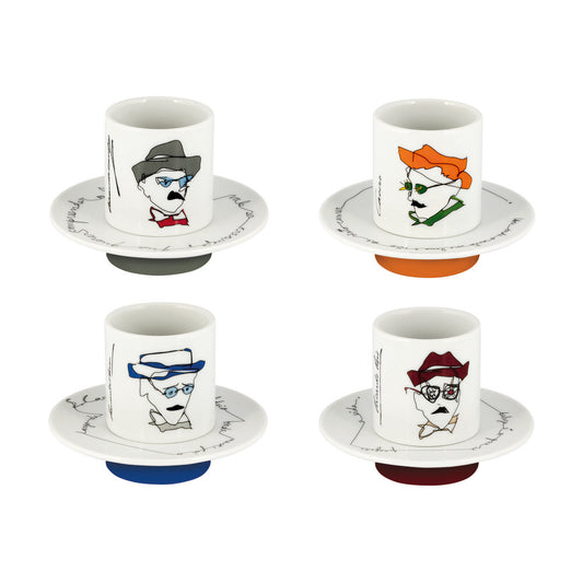 Heterónimos; Mix 4 Coffee Cup & Saucer