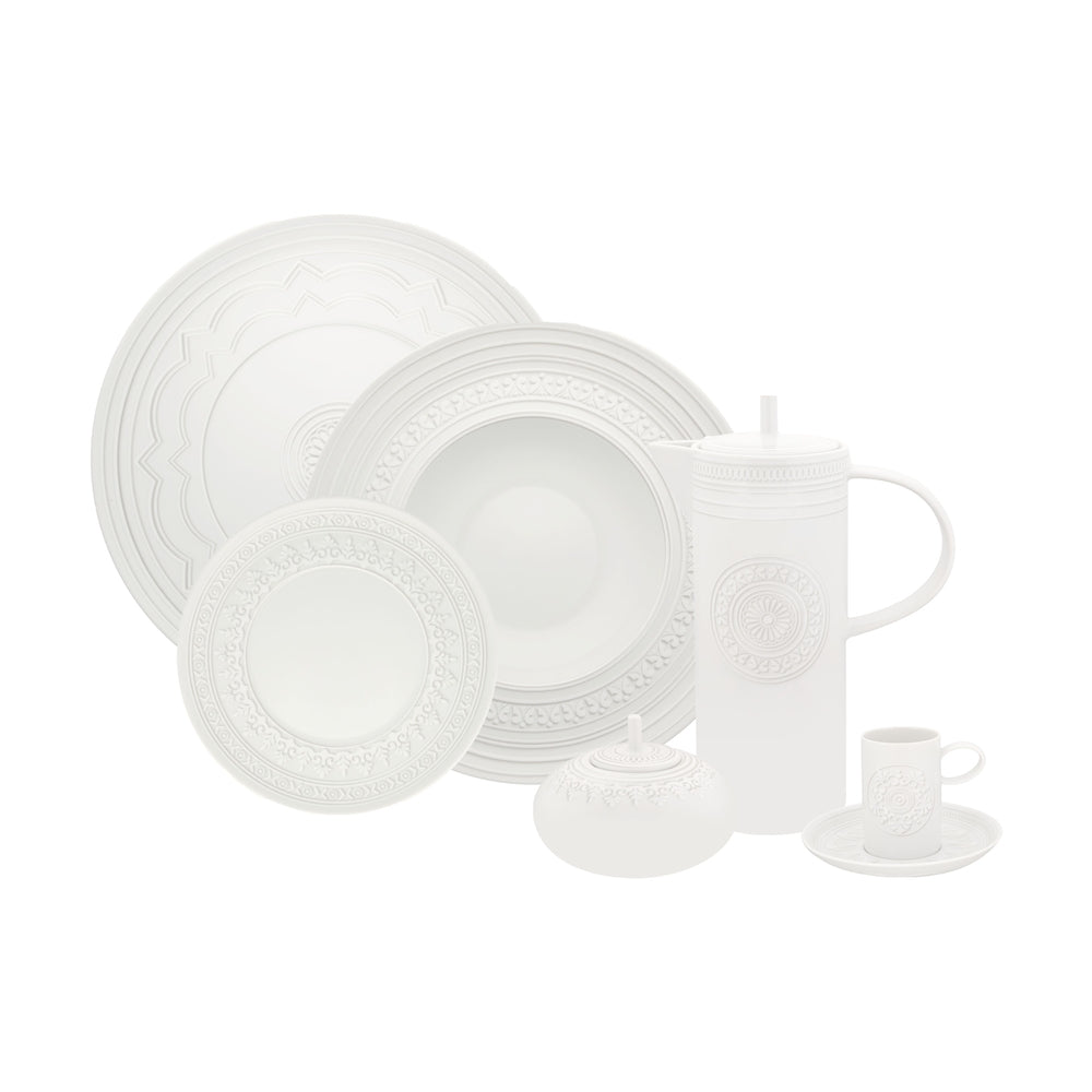 Ornament; Dinner Set of 6; 24 Pieces