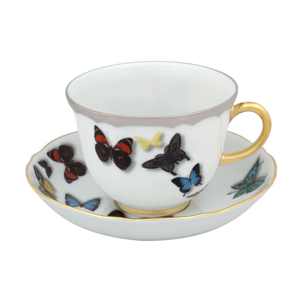 Butterfly Parade; Tea Cup & Saucer