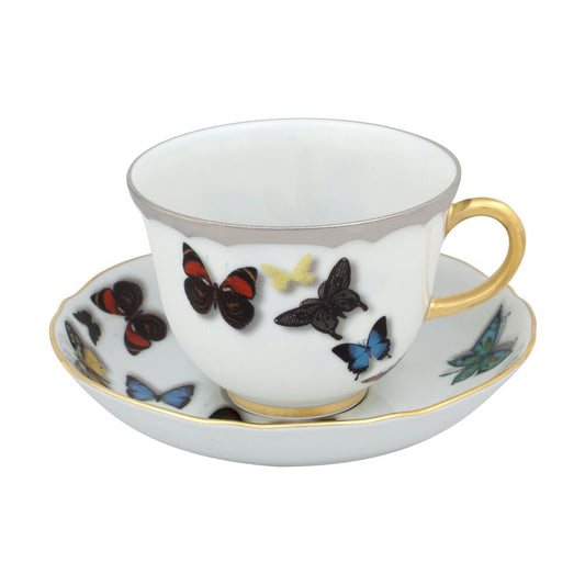 Butterfly Parade; Tea Cup & Saucer