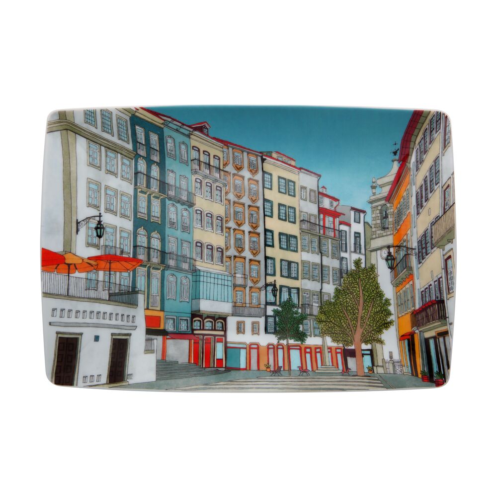 Alma Coimbra; Plate; Rectangular