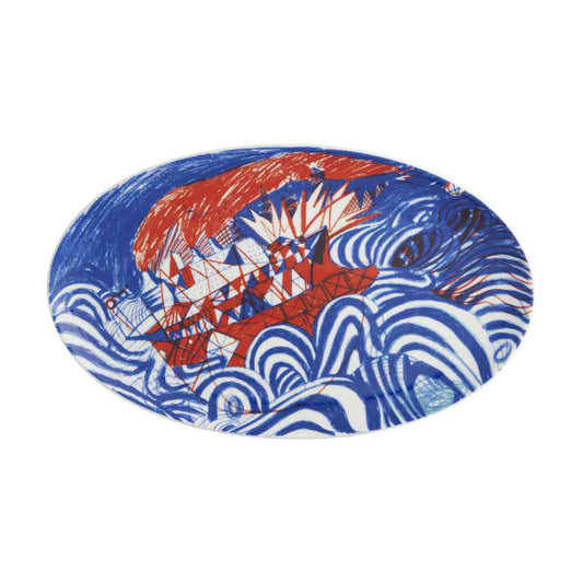 2I; Decorative Plate; Oval - Johanna Benz