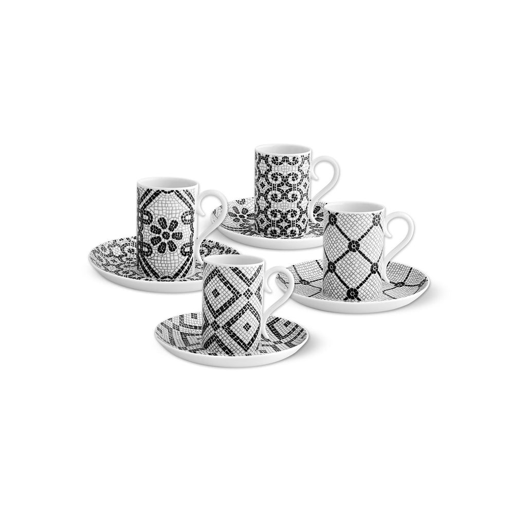 Calcada Portuguesa; Mix 4 Coffee Cup & Saucer