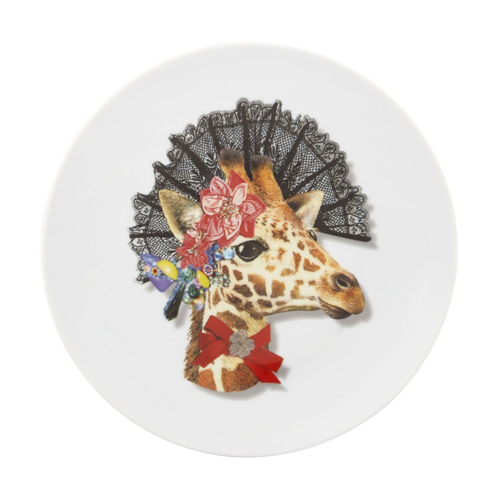 Love Who You Want; Dessert Plate; "Doña Jirafa "