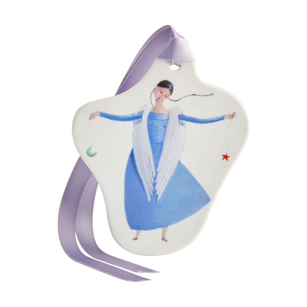 Angels; Christmas Ornament; Blue Angel