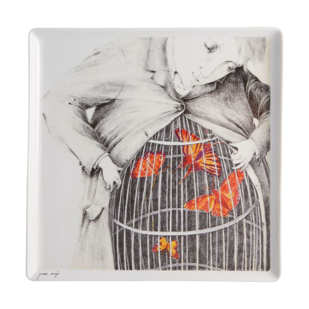 2I; Decorative Plate; Square - Joanna Concejo