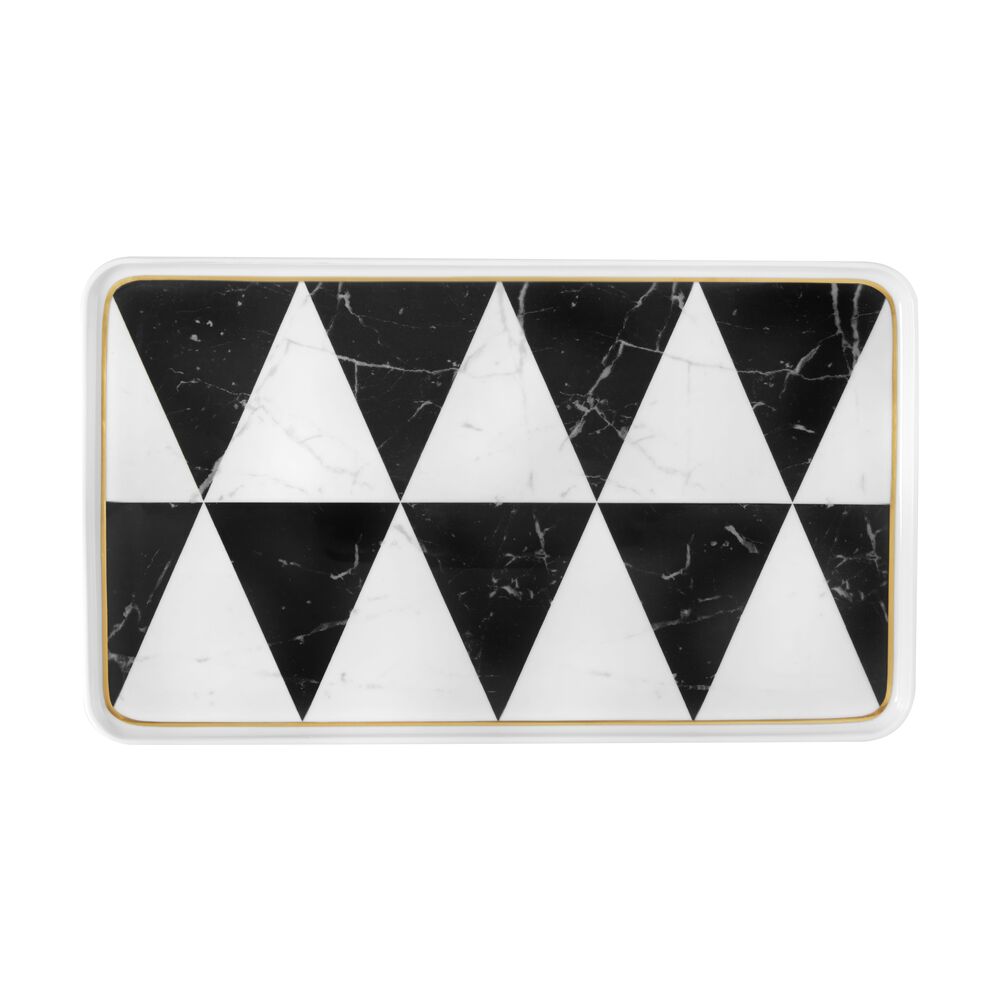 Carrara; Platter; Rectangular - Medium