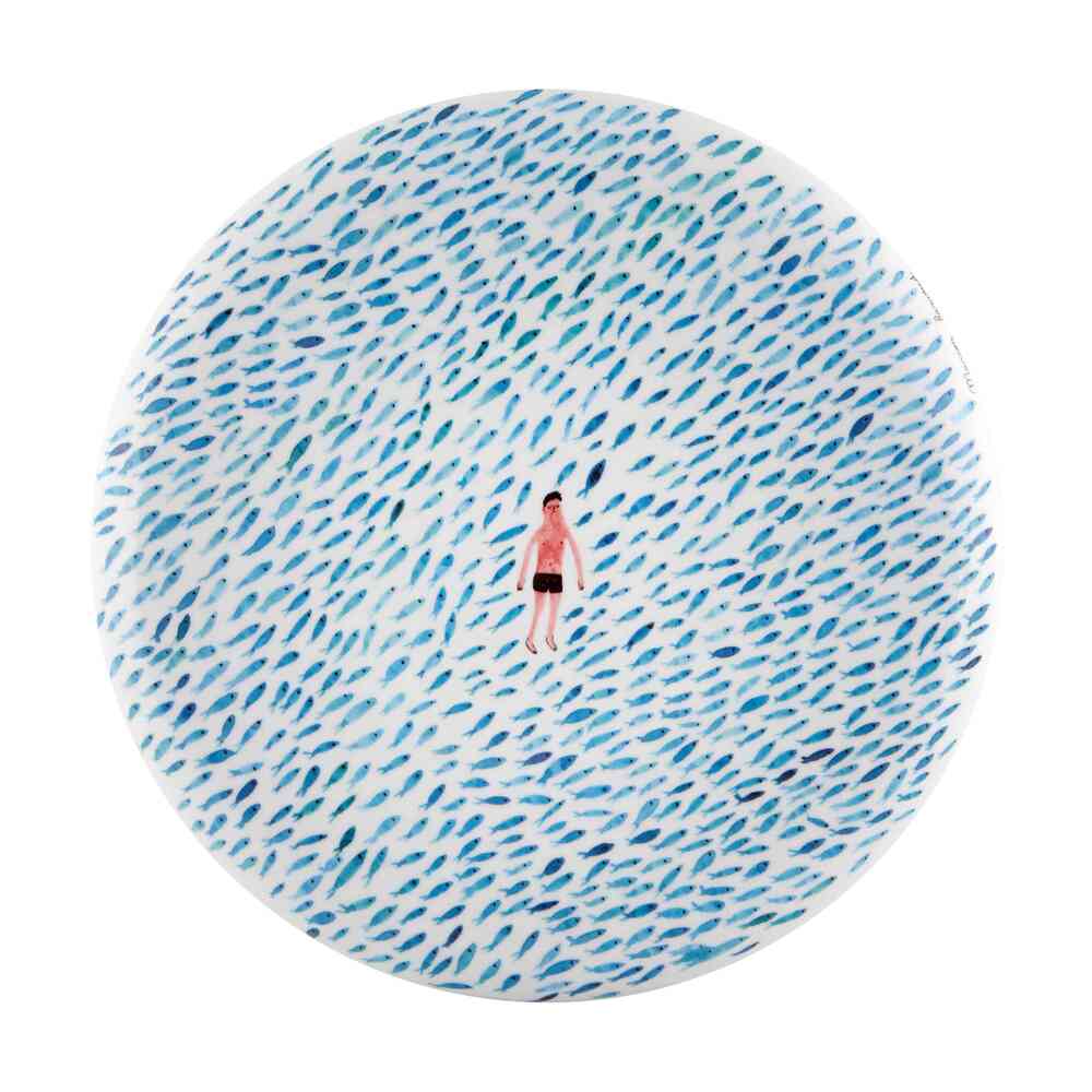 2I; Decorative Plate; Round - Marion Barraud