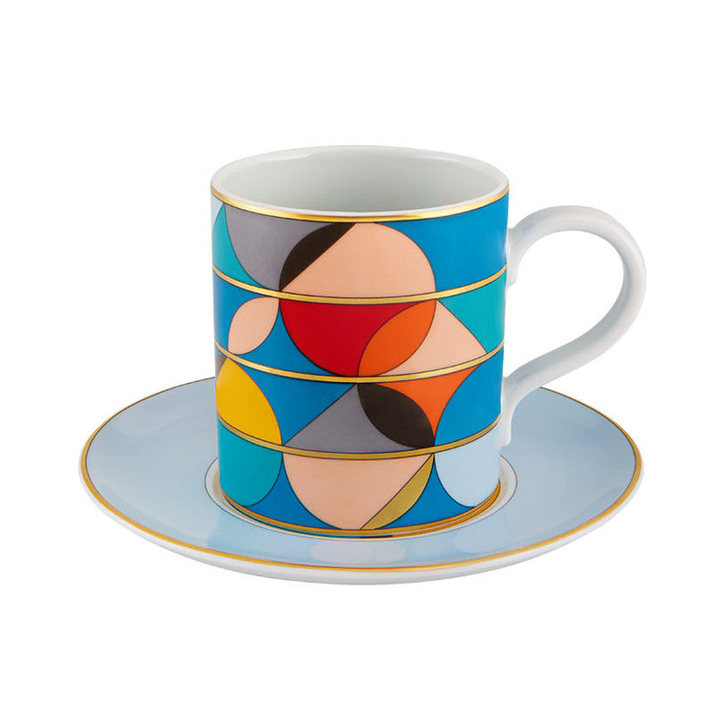 Futurismo; Tea Cup & Saucer