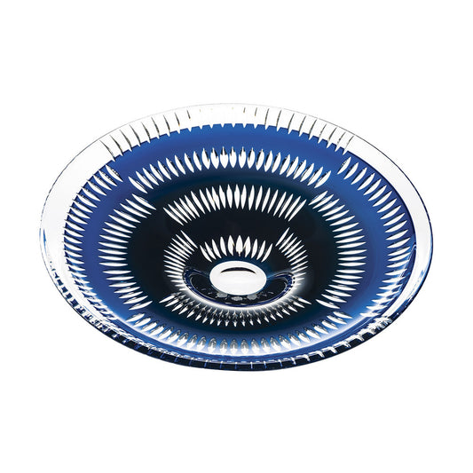 Catherine Wheel; Centrepiece; Doublé Blue - Case