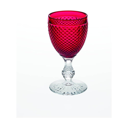 Bicos Bicolor; Water Goblet; 170mm - 280ml - Red Top