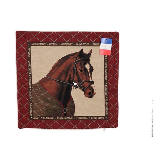 Rolande; Cushion Cover; 45x45cm, Horse, Bay, D