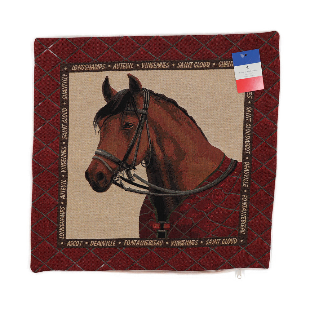 Rolande; Cushion Cover; 45x45cm, Horse, Bay, G