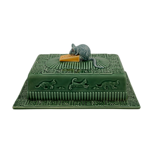 Cheese Trays; Cheese Tray; Mouse - Lid - Green/Natural