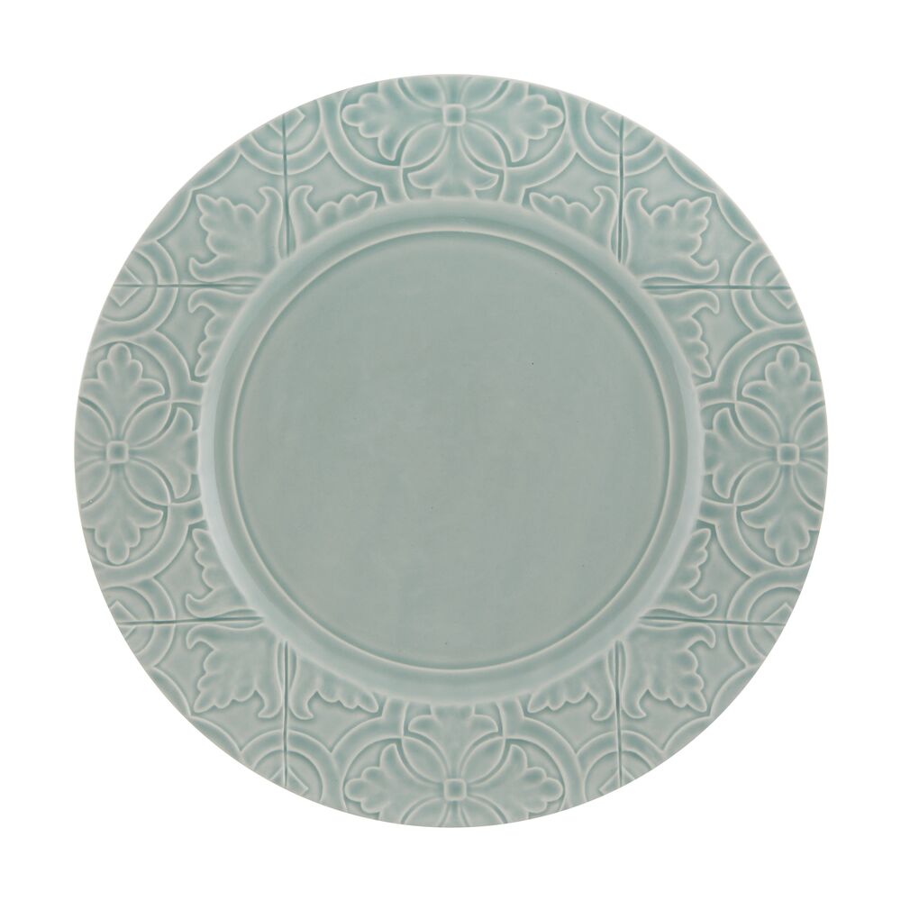 Rua Nova; Dinner Plate; 28, Morning Blue