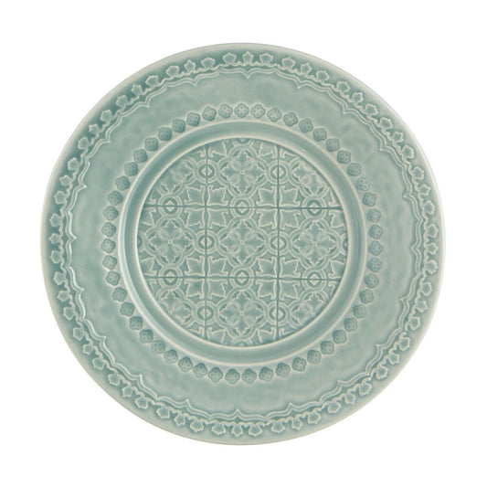 Rua Nova; Dessert Plate; 22, Morning Blue