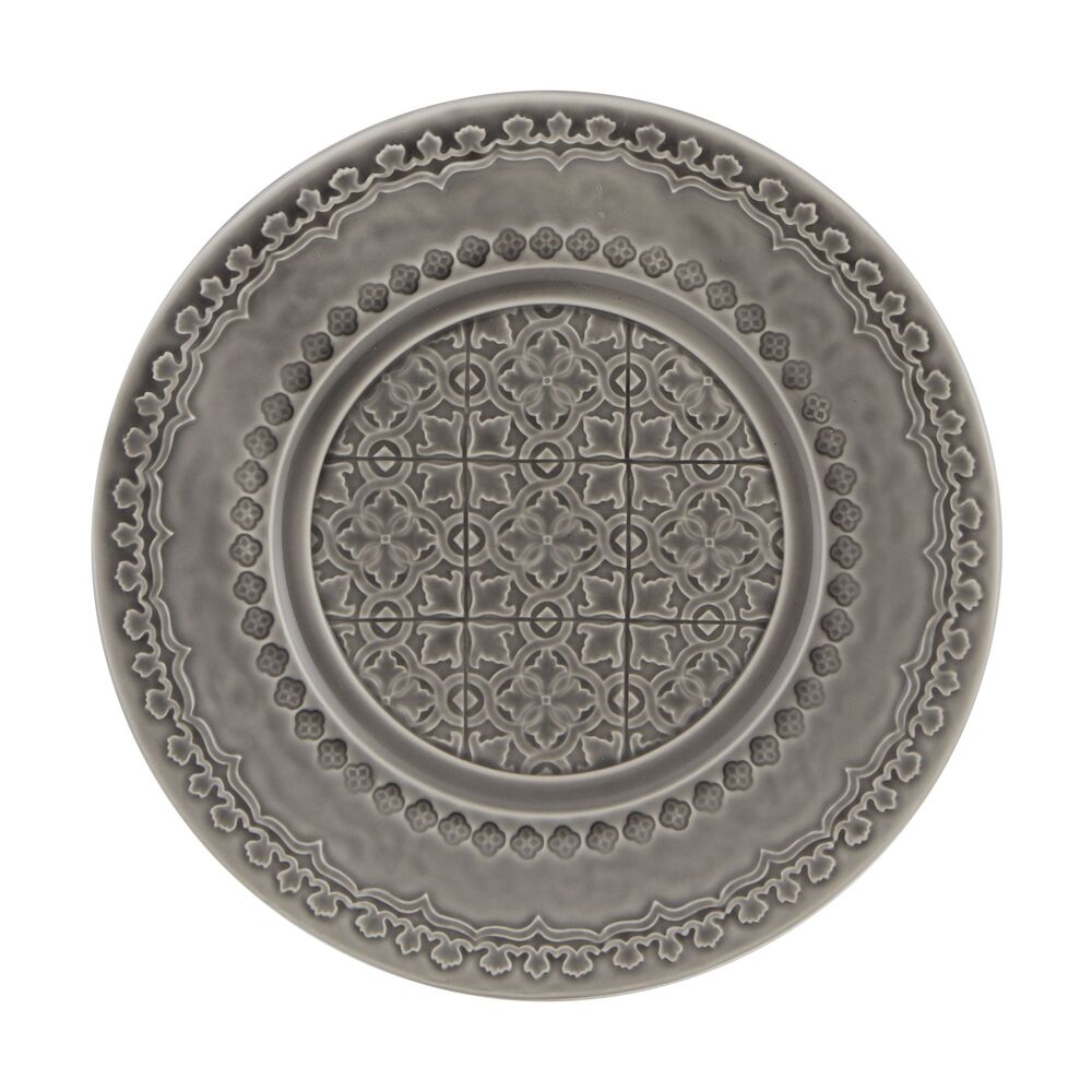 Rua Nova; Dessert Plate; 22, Anthracite