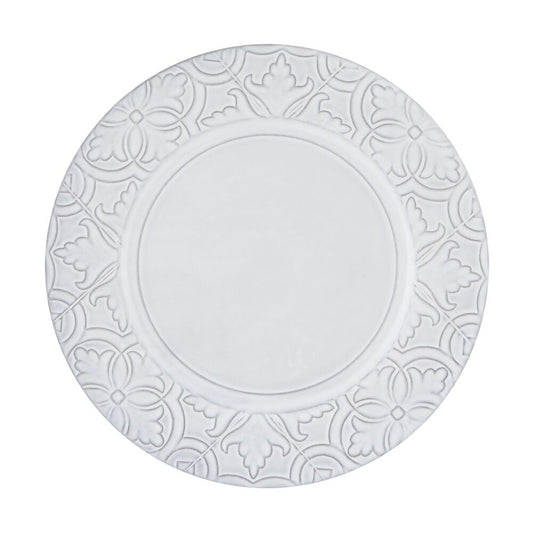 Rua Nova; Dinner Plate; 28, White Antique