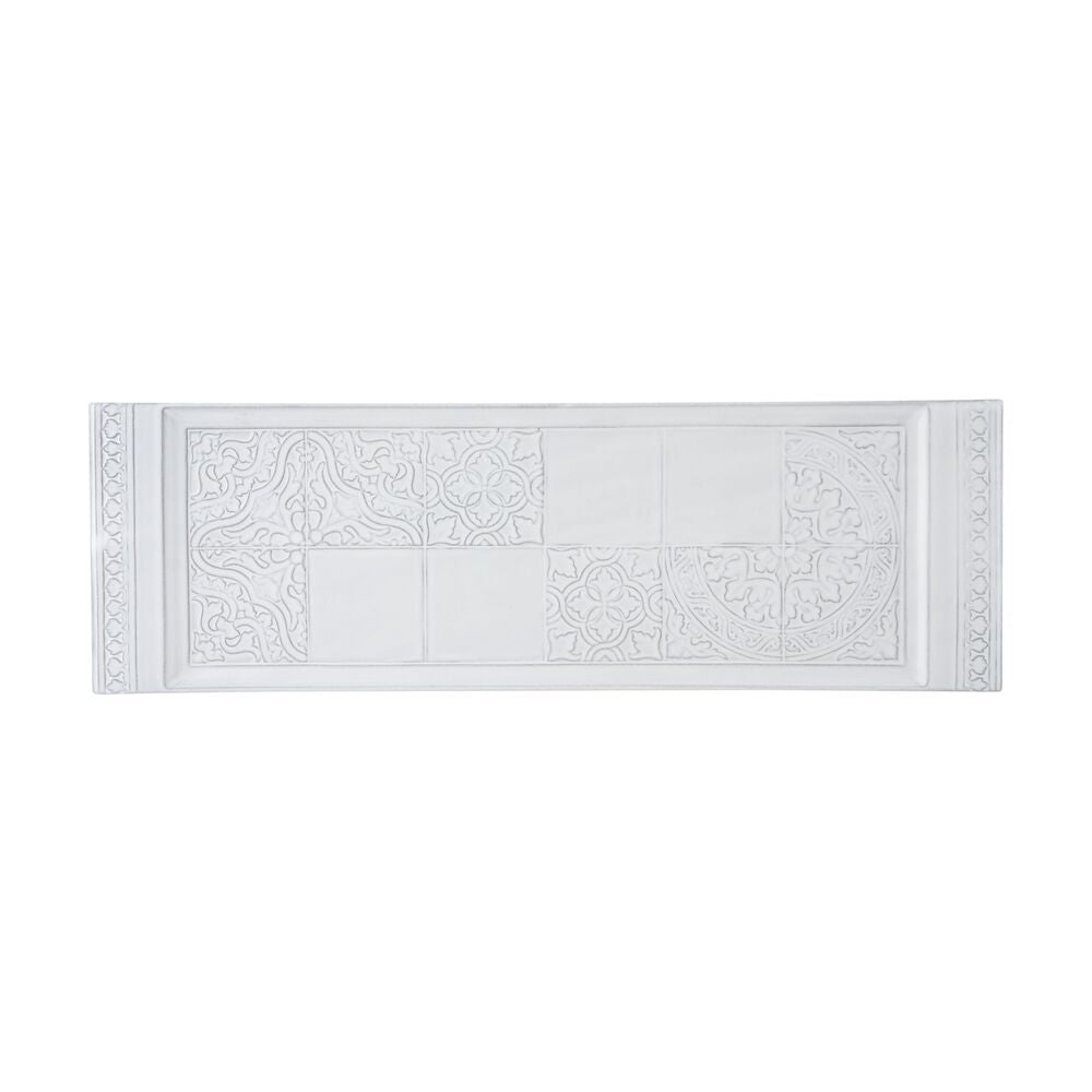 Rua Nova; Tart Tray; White Antique