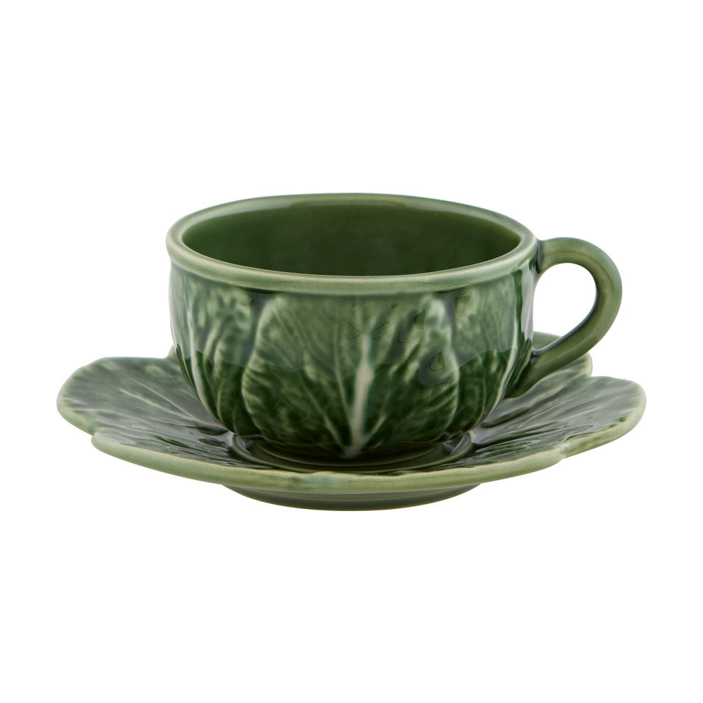 Cabbage; Tea Cup & Saucer; Natural