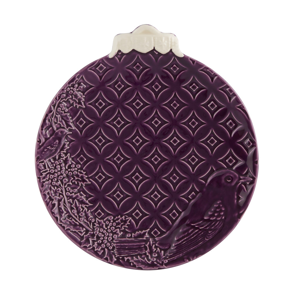 Christmas Ornaments; Dessert Plate; 24.5, Bird