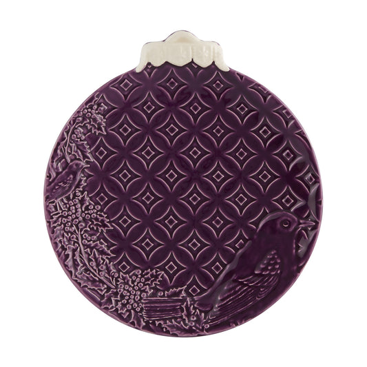 Christmas Ornaments; Dessert Plate; 24.5, Bird