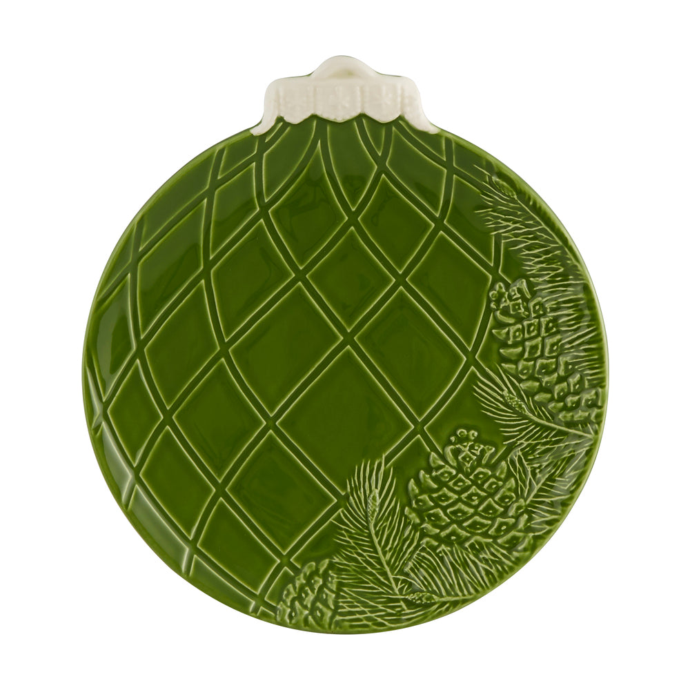 Christmas Ornaments; Dessert Plate; 24.5, Pine Cone