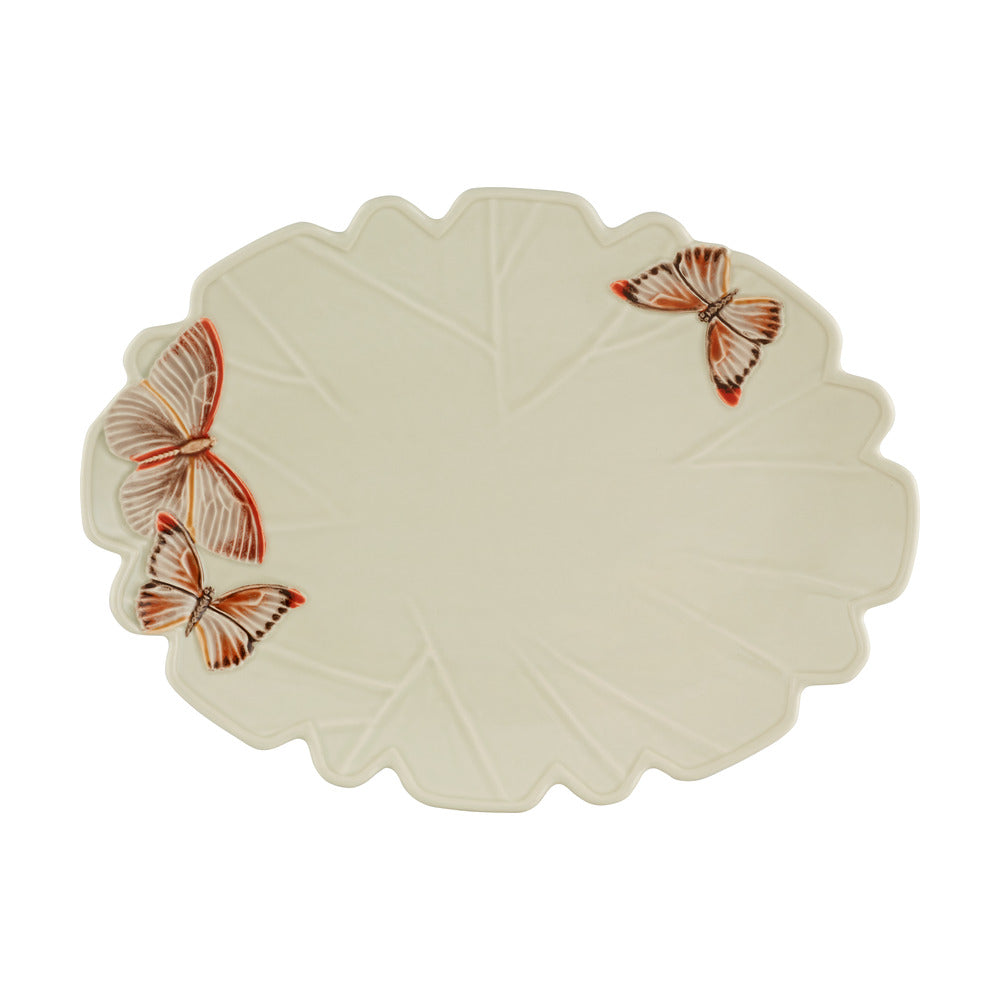 Cloudy Butterflies; Platter