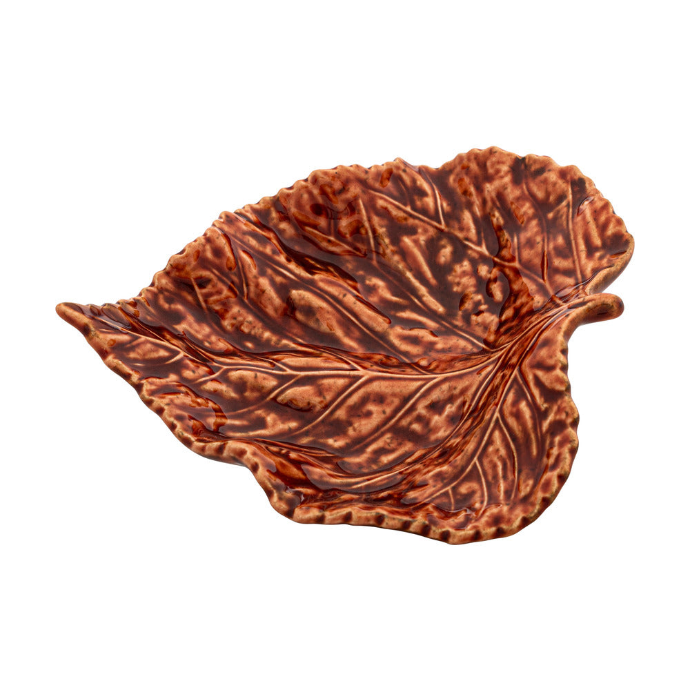 Gudrun; Bowl; Birch leaf - Small - Orange
