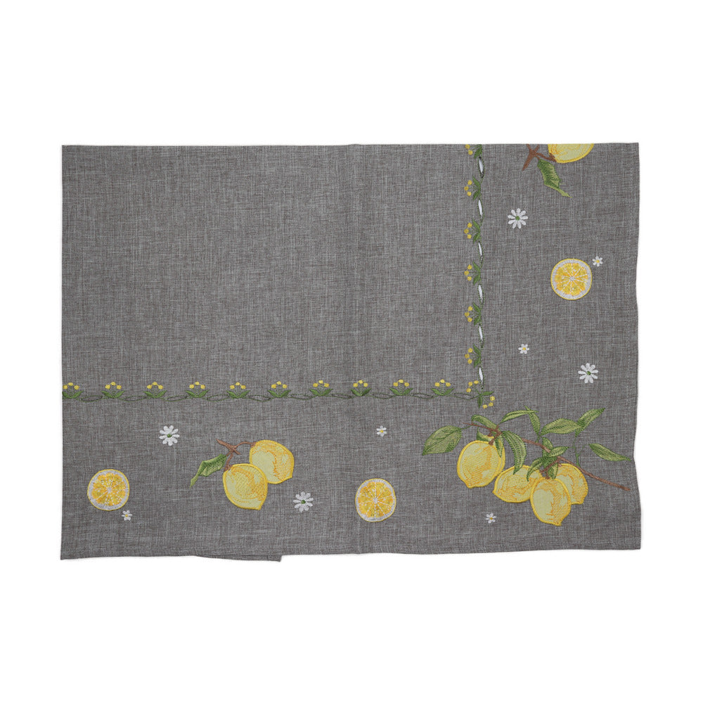 Rolande; Tablecloth; 85x85cm, Citrons
