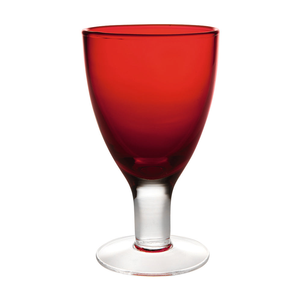 Cheerful; Water Goblet; 158mm - 280ml - Red