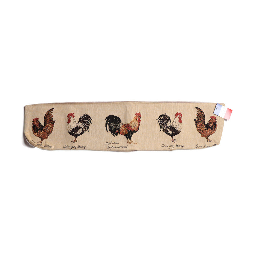 Rolande; Long Cushion Cover; 25x90cm, Roosters