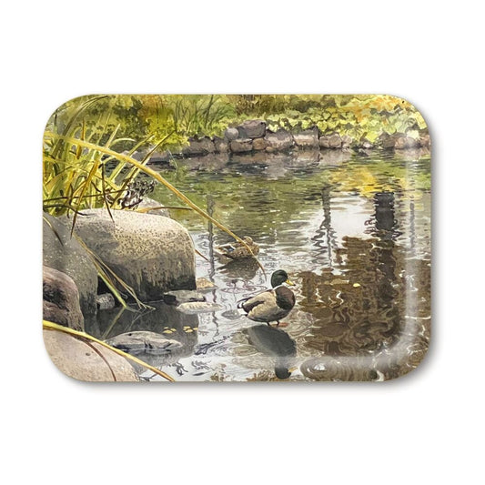 Johan Persson; Serving Tray; 27x20cm - Stadsparken, Kalmar