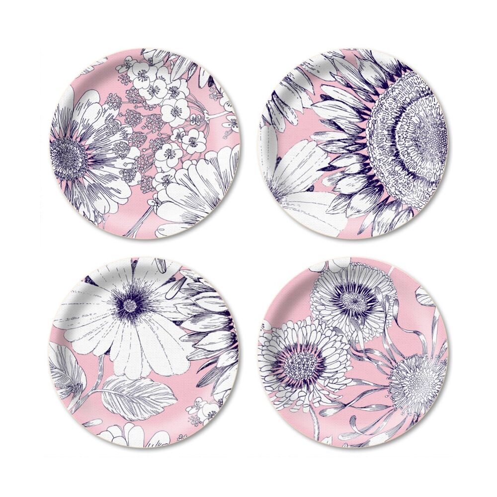 Sunflower Pink; coaster; Ø11cm