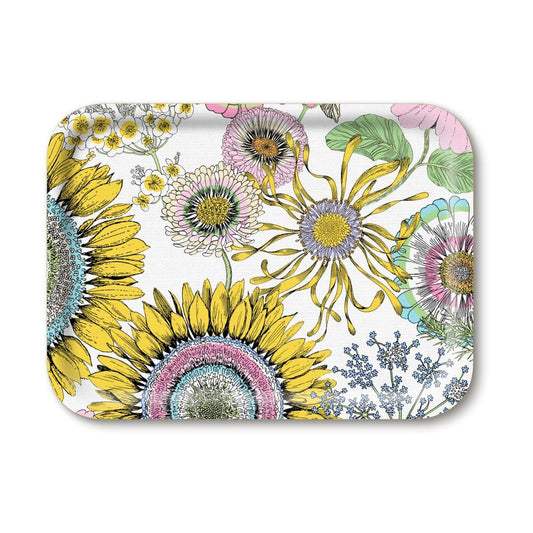 Sunflower White; Serving Tray; 27x20cm