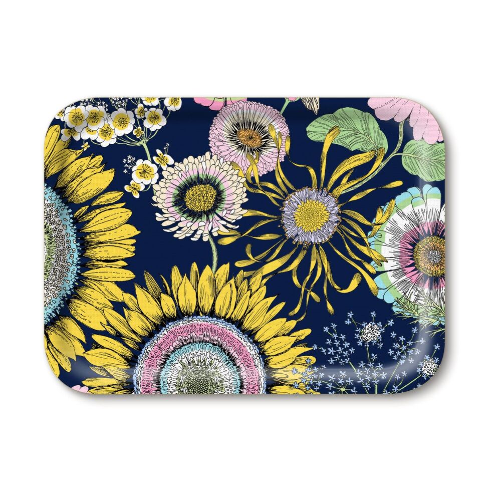 Sunflower Navy; Serving Tray; 27x20cm
